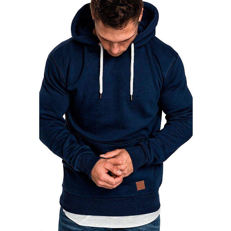 Hoodies Hooded Mens Sweatshirt Sweater Jumper Comfy Pullover Outwear Coat Tops