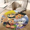 1pc Anime Cartoon Design Round Carpet - Office Chair Mat, Non-Slip Rug for Home Decor, Living Room, Bedroom, Game Room, Dormitory Flooring Gift Idea.W