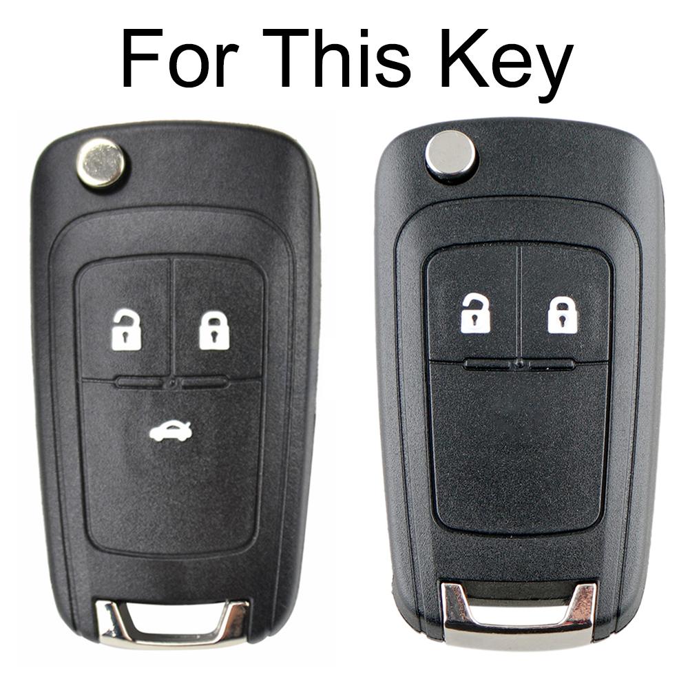Чехол для ключей из АБС-пластика из углеродного волокна для Chevrolet Buick Opel Vauxhall Adam Astra J 2009-2018, чехол с дистанционным брелоком