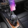 Автомобильный держатель для телефона 2 в 1 с подстаканником, регулируемый угол наклона, универсальный, простая установка, автомобильный держатель для смартфона