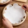 5PCS 28CM Round Cotton Yarn Steamer Cloth Reusable Non Stick Household Steamer Liners Cloth Mesh Mat Pad Steamed Buns