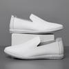 Fashion Fashion Slip-on Flat-soled Men Loafers Spring Autumn Soft-soled Casual Man Driving Shoes Designer Solid Color Male Leather Shoes