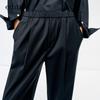 Edition Women's Black Frayed Hem Straight-Leg Trousers