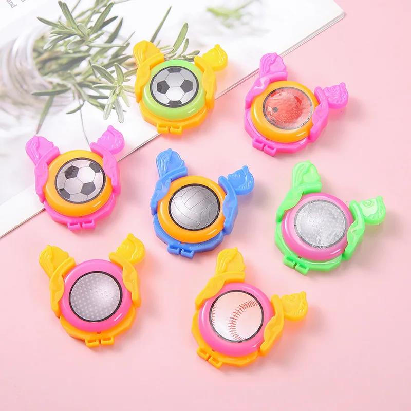 5/10 шт. Мини летающая тарелка Ручной НЛО Капульта Игрушка для Детей Подарок на День Рождения Угощение Подарки Гостям Школьная Настольная Игра