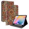 PU Leather Case For Samsung Galaxy Tab S6 Lite (2024) / Tab S6 Lite (2022) Pattern Print Tablet Cover Stand with Pen Slot (Stylus Not Included)