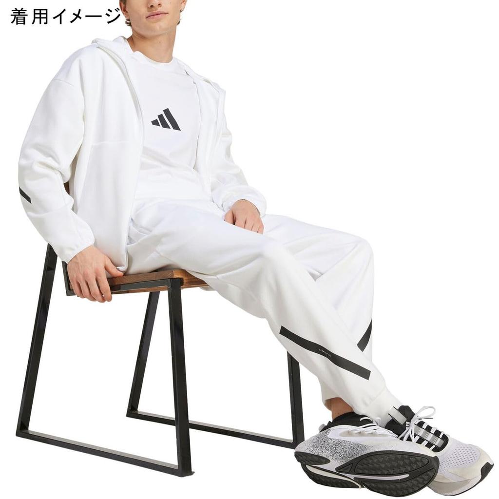 Худи Adidas KTJ50 Белый Средний Z.N.E. Мужской на молнии (JF2443)