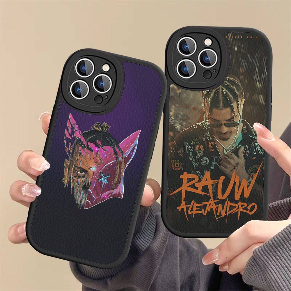 R-Rauw Alejandro Phone Case Hard Leather For IPhone 16 15 14 13 Mini 11 12 Pro Max Plus Fundas