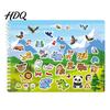 Creative Play Sets for Toddlers Coloring Book with Animal Stickers Rich Cartoon Patterns Coil Binding Educational Toys Book Kids Arts And