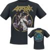 2026 Футболка Anthrax Мужская Женская Металл Рок Группа Графическая Футболка 100% Хлопок Летняя Уличная Одежда Топ