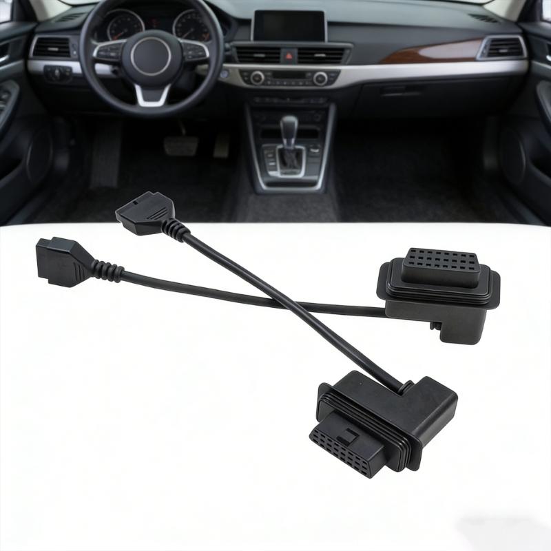 OBD2 4P Female на 16P Male Адаптер Кабель Соединительный Провод Для Автомобильных Диагностических Инструментов Со Стабильной Передачей Сигнала