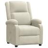 Recliner Chair Cream Velvet