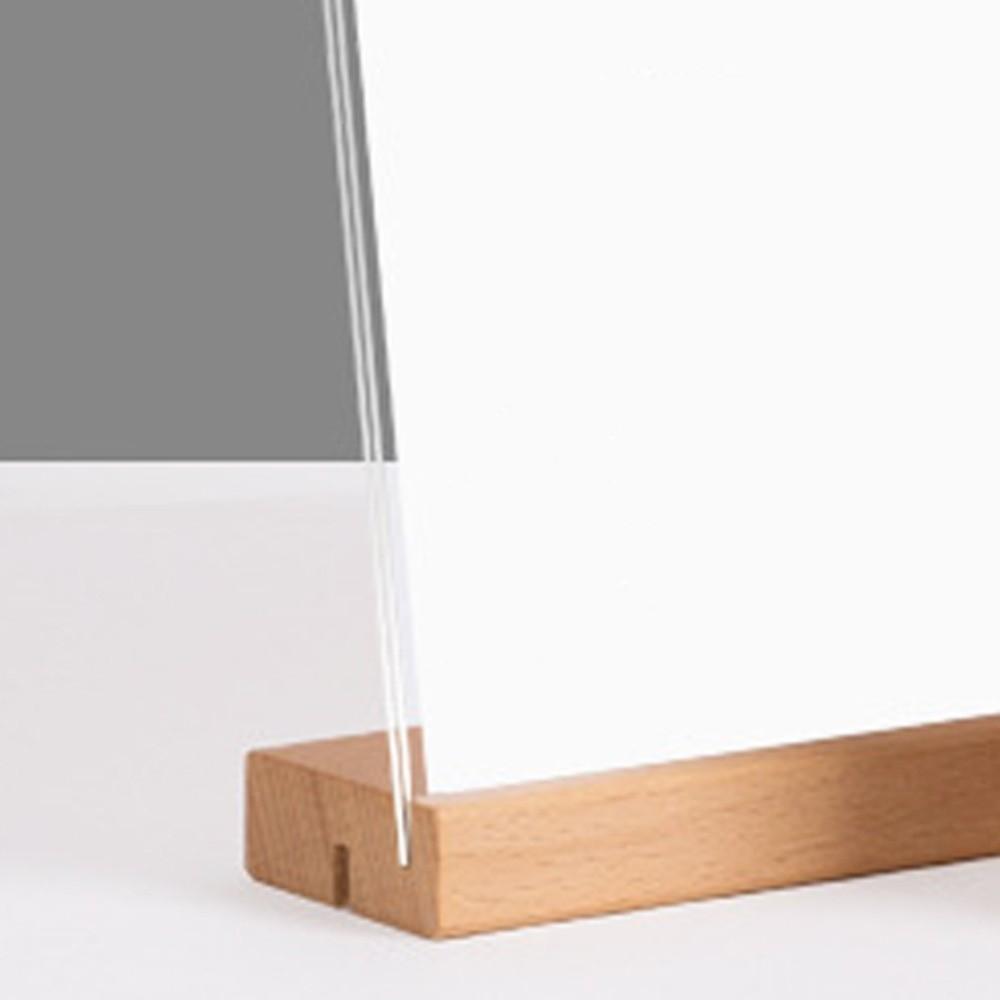 2 Uses Menu Sign Holder Highly Transparent Acrylic Table Number Holder Restaurant