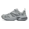 Fila Dolphin Ткань Синтетическая кожа Повседневные Низкие кроссовки для папы Женские кроссовки Серый F12W216109FVF