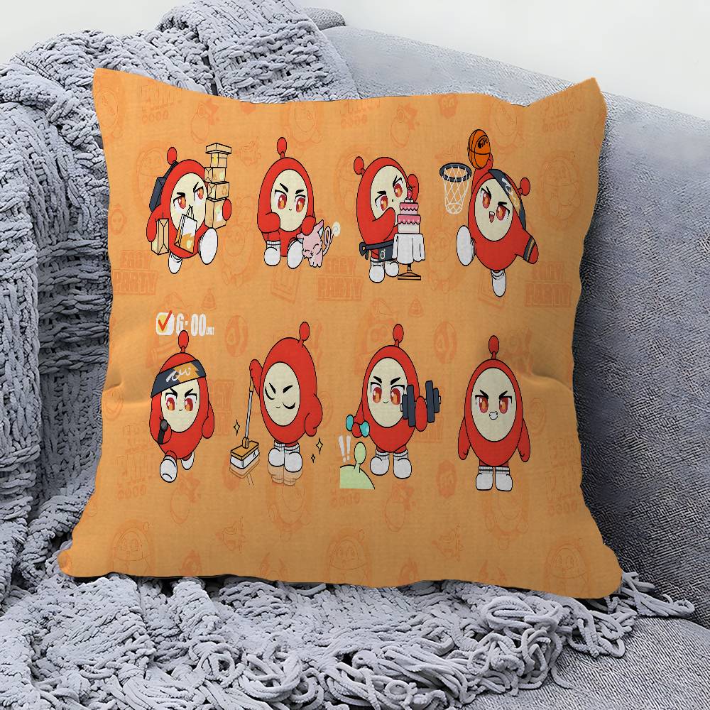 Eggy party pillow cover sofa cushion cover home room decoration children gift