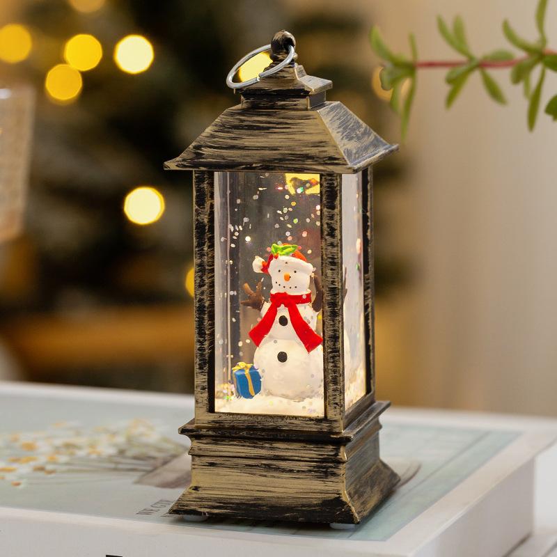 Christmas Decorations Atmosphere Setting Props Water-filled Interior Scenes Night Lights Table Ornaments Children