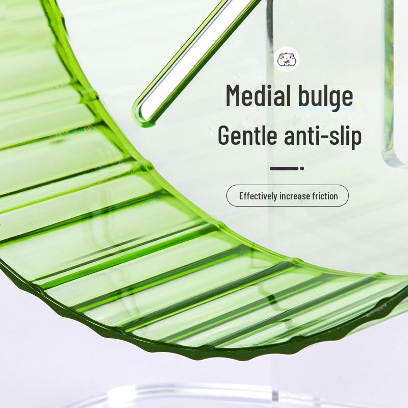 Бесшумное колесо для бега и беговая дорожка для хомяка - дизайн Golden Bear, 17 см-21 см, игрушка для хомяка Crystal Ball