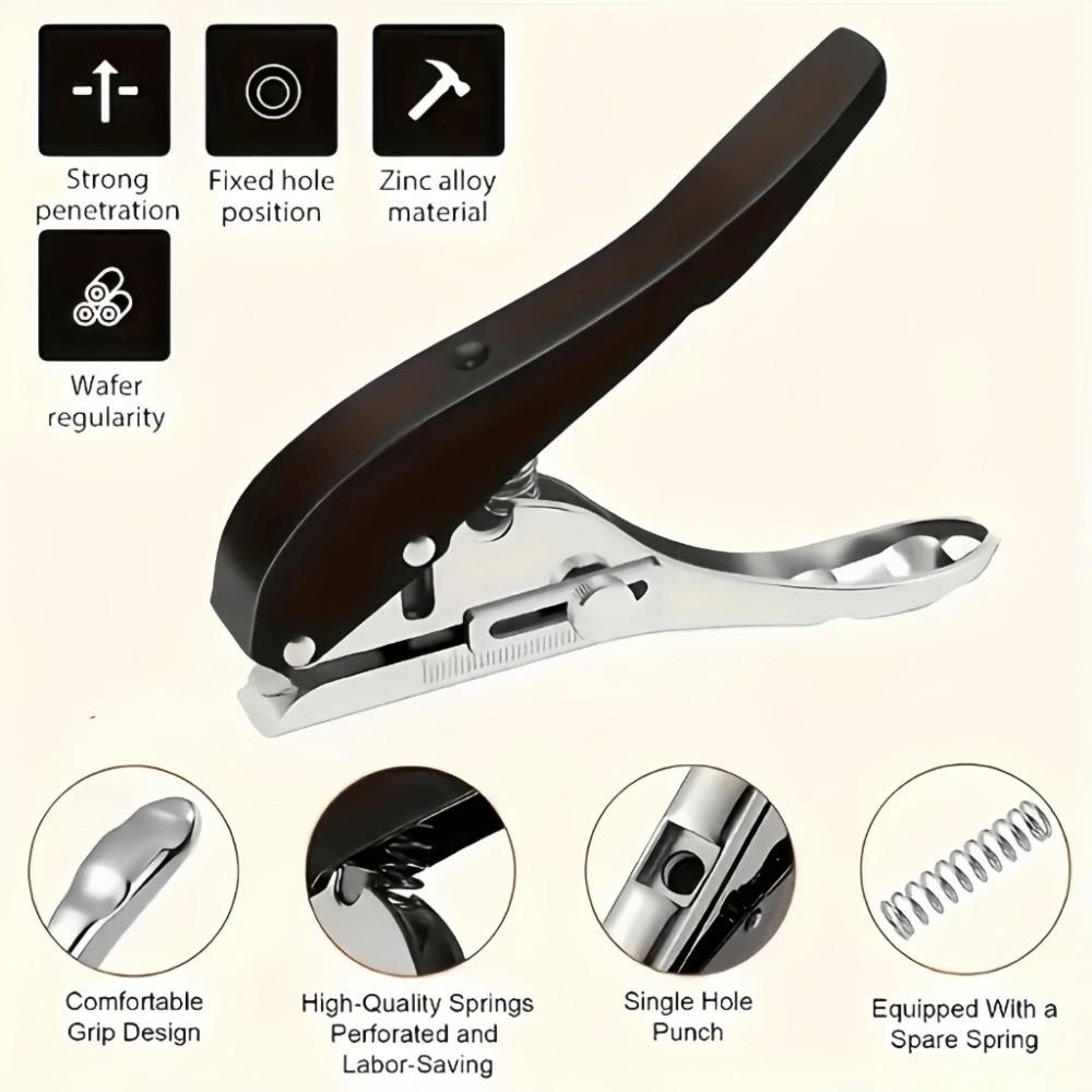 Edge Band Carpentry Single Hole Puncher Manual Punching Tool For Wooden