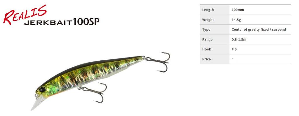 DUO Воблер Realis Jerkbait 100SP Suspend ACC3059 (6728)