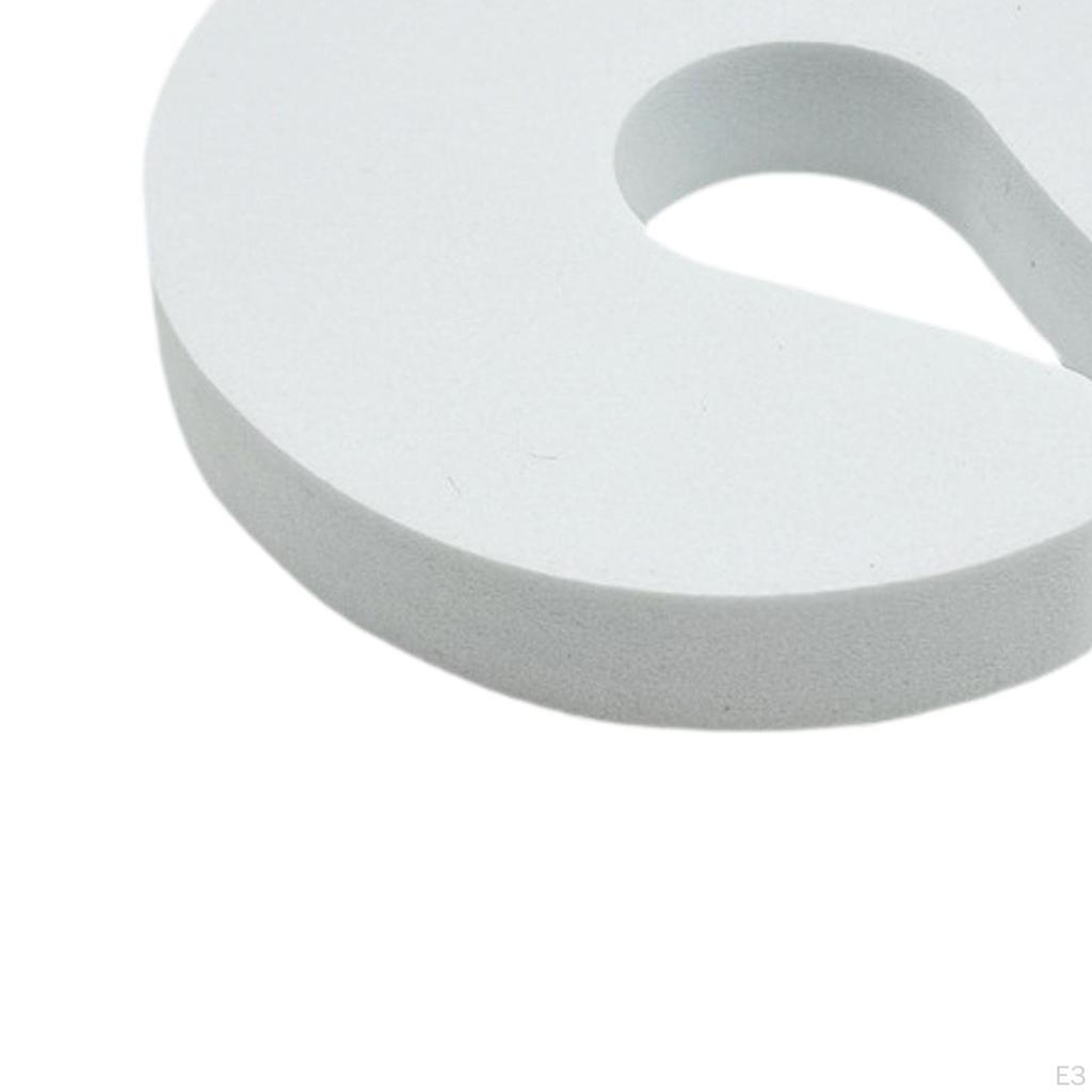 6 шт. Стопор для двери Держит открытой Легкий Компактный Легко устанавливается Многофункциональная защита от защемления пальцев