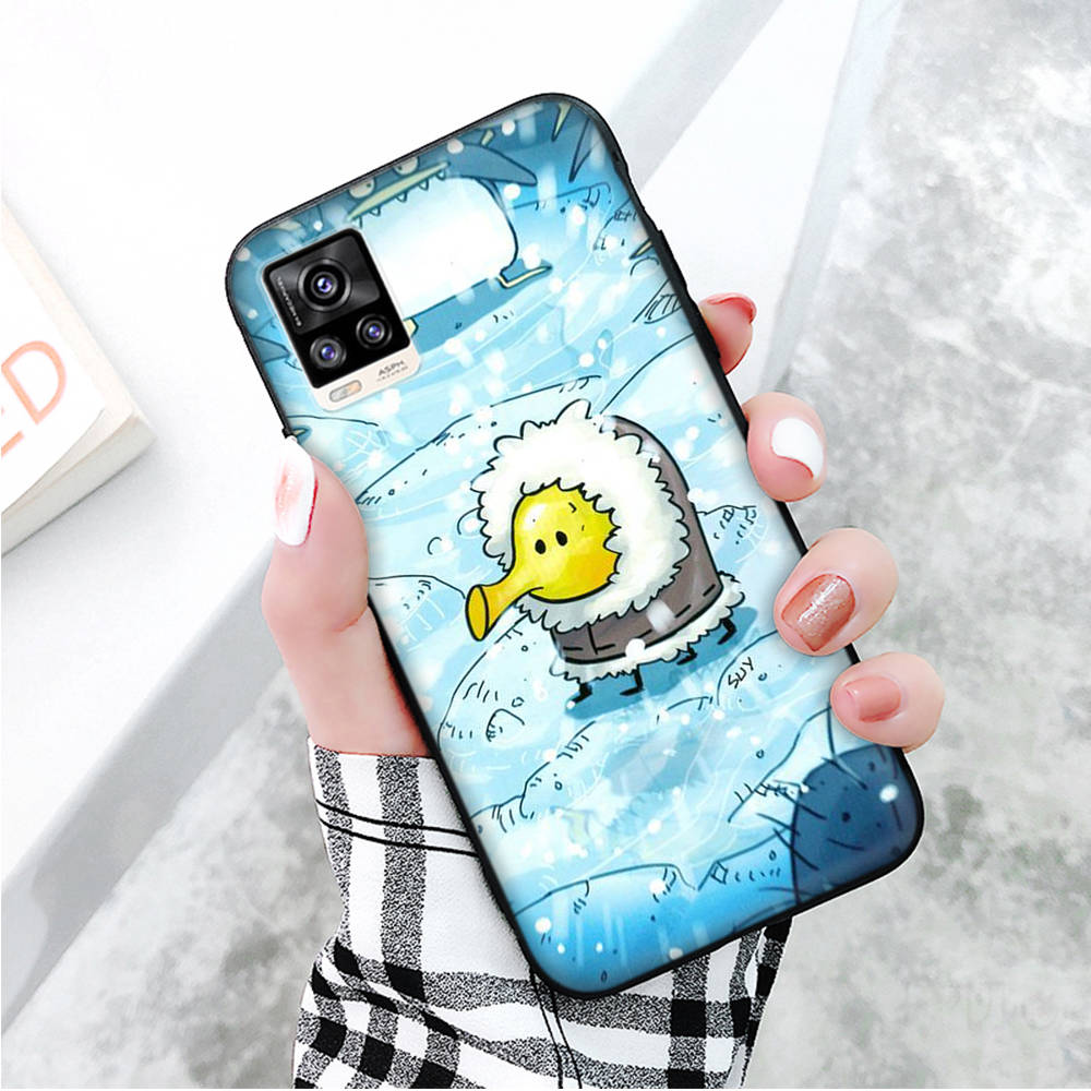 Черный чехол для Xiaomi Redmi 13C Note 9 iPhone XR 7 8 14 15 11 12 13 X XS Pro Max Samsung A25 S23 S24 FE Ultra Plus Doodle Jump