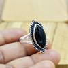 Black Onyx Gemstone Ring, Solid 925 Sterling Silver Ring, Handmade Designer Ring, Bezel Ring, Women Ring, Statement Ring