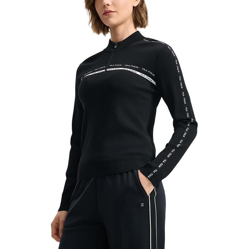 FILA WHITE Knitwear Women's Jet Black F11W533404FBK