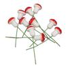 40PCS Mushroom Miniature Decoration Plastic Mushroom Pot Micro Landscape Decoration