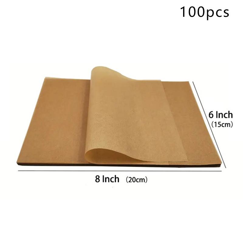 50/100 шт. пергаментная бумага для выпечки противни антипригарные предварительно разрезанные пергаментная бумага для выпечки не скручивается горит вощеная бумага