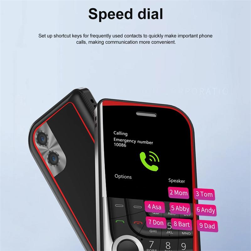 V10 Dual SIM Standby Мобильный телефон 2.01 дюймовый экран Magic Voice Speed Dial Фонарик FM-радио MP4 Дешевые резервные сотовые телефоны
