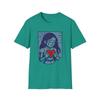 Unisex Softstyle T-Shirt Sad Android Girl Broken Heart Cyberpunk Art Tee