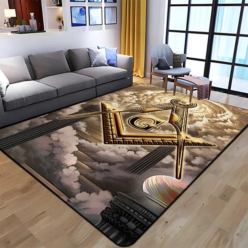 Масонские иллюминаты Принт Ковер Кухонный коврик Ковры для гостиной Ковер для подростковой спальни Декор Ковер-мат для детей