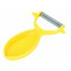 Delish Kitchen Pearl Metal Thin Peeler, Yellow, CC-1381