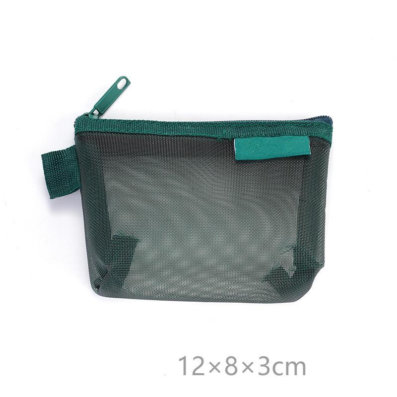 Мини-прозрачная нейлоновая сетчатая сумка для карт, органайзер для кредитных карт, портативный кошелек для монет, губная помада, сумка для хранения ключей с линией передачи данных