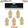 Creality Official Ender 3 S1 Nozzles 0.4/0.6mm 5pcs, for Ender 3/Pro/V2/Max/Neo, Ender 5/Pro/Plus, Ender 6 3D Printer Accessory