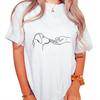Paw Friend Friendship Fist Animal Lover Gift For Friends White TShirt