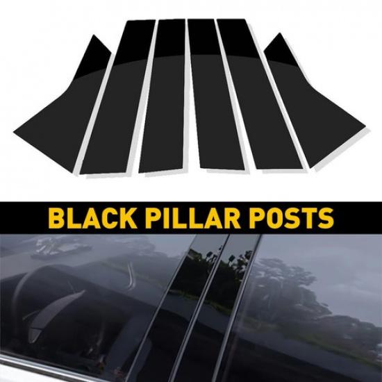 6Pcs Pillar Post For 2018- Honda Accord Door Trim Cover Car Auto Accessories
