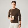 Zhaojun Men's 100% Cashmere Round Neck Sweater
