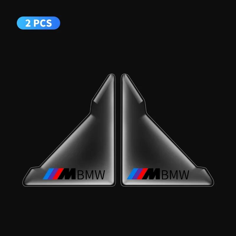 DKXA1 2pcs Car Door Corner Anti-collision Protector Sticker Auto Stickers For BMW M Power Performance F10 F31 E36 E39 E87 E90 X3 X5