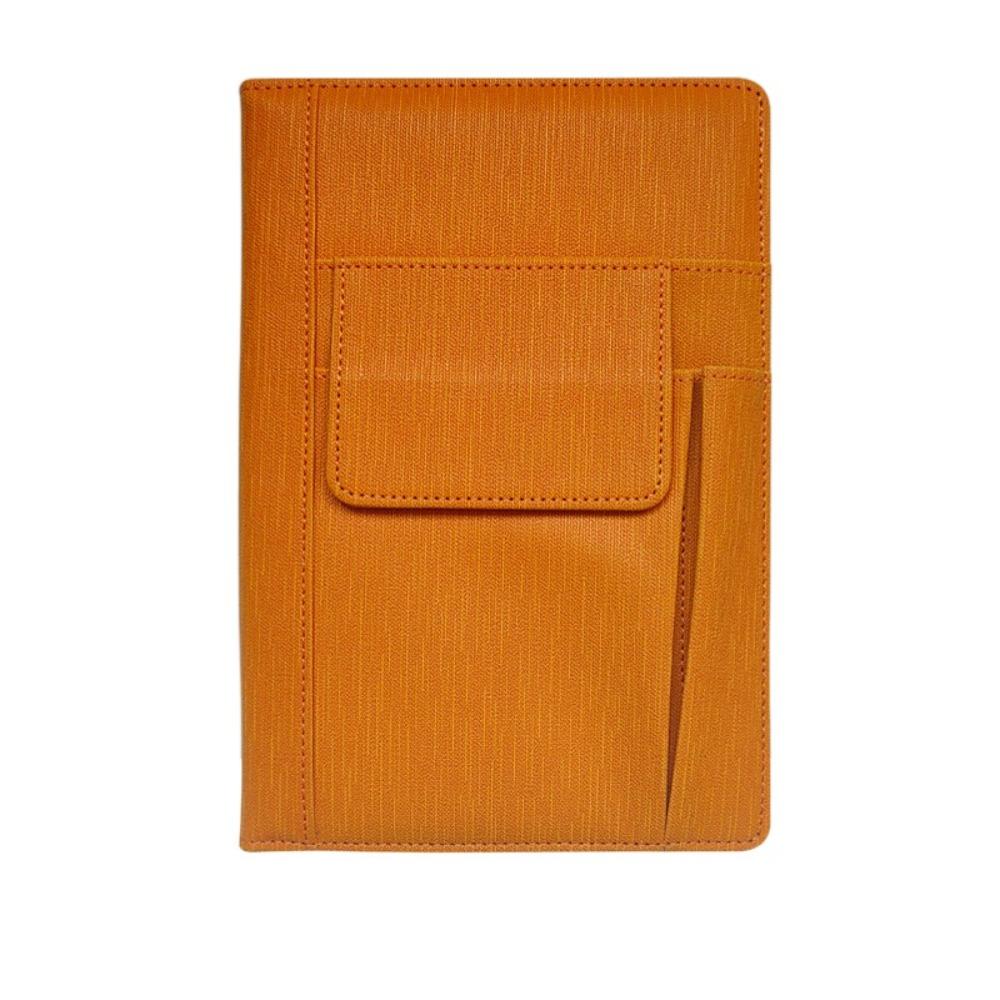 Ретро-блокнот с карманом для списка дел, многофункциональный блокнот из искусственной кожи для студентов