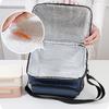 1PC Large Capacity Portable Insulated Crossbody Bag with Ice Pack for Outdoor Picnics Food Storage Organizer Hand-Held Food Box