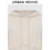 UR 2024 Winter Women's Casual Hooded Drawstring Short Sweatshirt