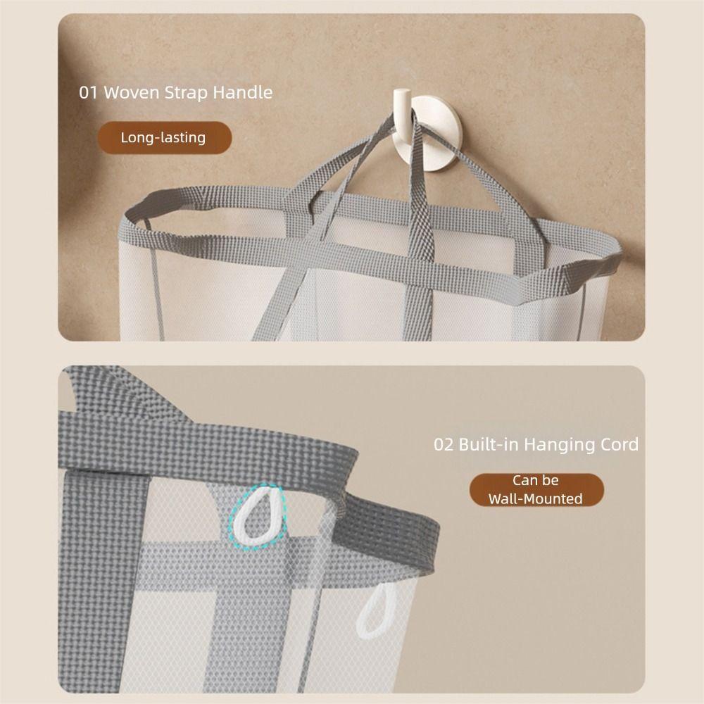 Large Capacity Foldable Laundry Basket Nylon Toys Storage Bag for Children Toy Storage