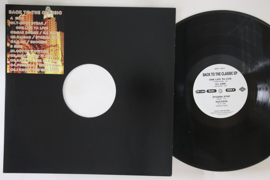 12-дюймовая пластинка VARIOUS - Back To The Classic EP BTC002 VIBE 2007 Япония Танцевальная и Электронная Б/У