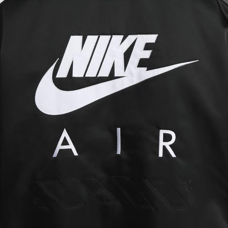 Nike Спортивная одежда Куртка Air Varsity Удобная Модная Повседневная Куртка Мужские куртки Черная HJ0302010