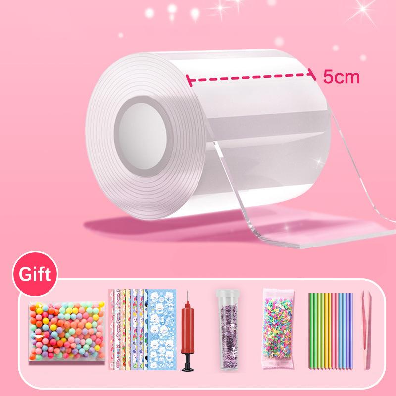 Изготовление игрушек своими руками из пузырчатой ленты, не оставляющей следов, двухсторонней клейкой ленты, многоразовой цветной высоколипкой наноленты