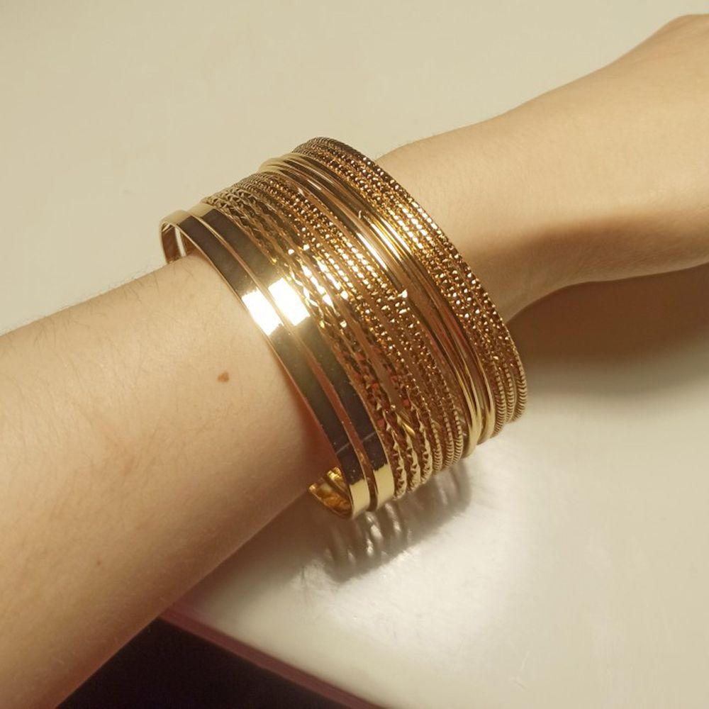 Темпераментный крест Богемный золотой цвет Руки Ювелирные изделия Женские браслеты Корейские браслеты Наручные браслеты