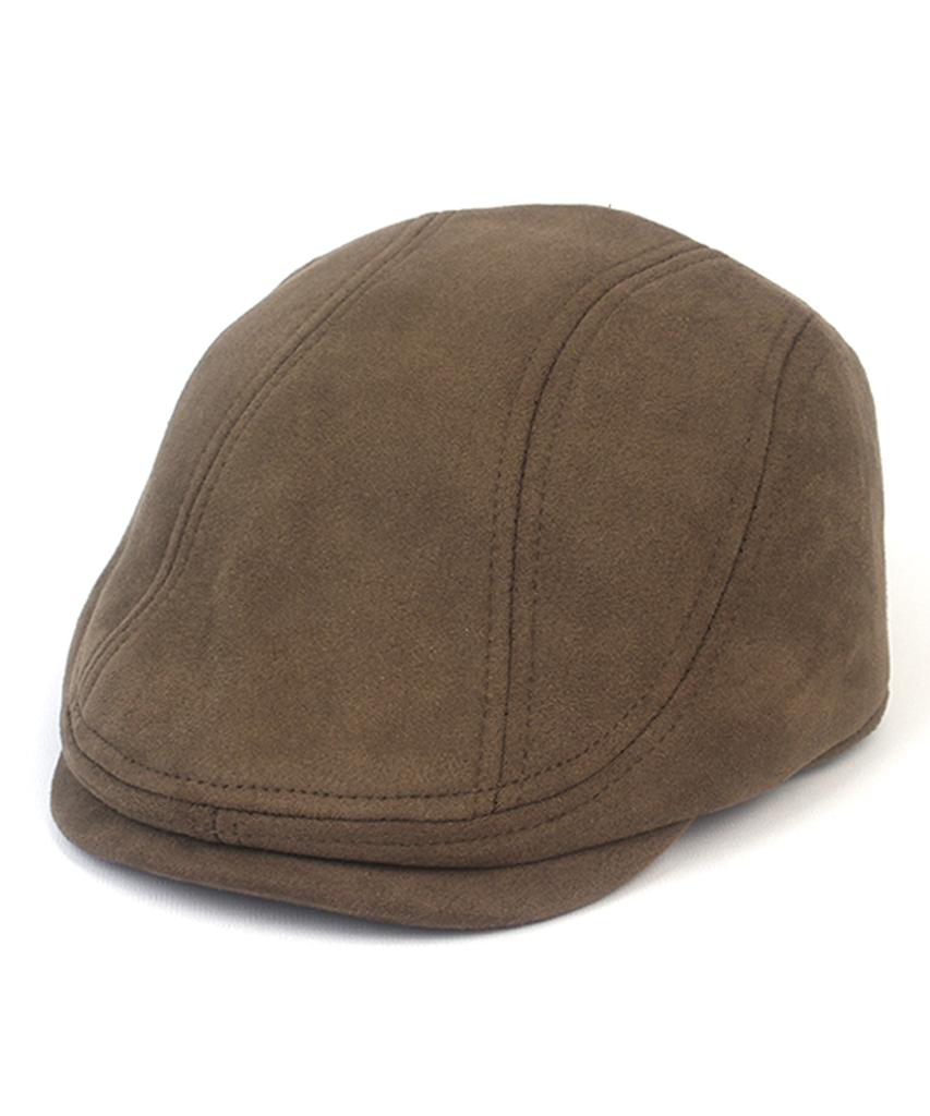 Кепка-ушанка Yunibeosyeolkemiseuteuli Suade Brown Banding