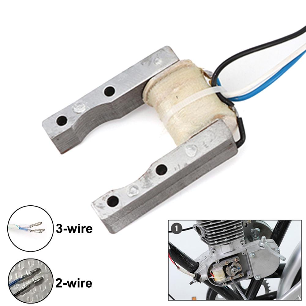 CDI Ignition Coil Magneto Coil For 49cc 50cc 60cc 66cc 80cc 2-Stroke Engines Motor Motorized Bicycle Bike Parts