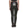 Pantalon cuir synthétique taille moyenne femme Urban Classics - noir - 27