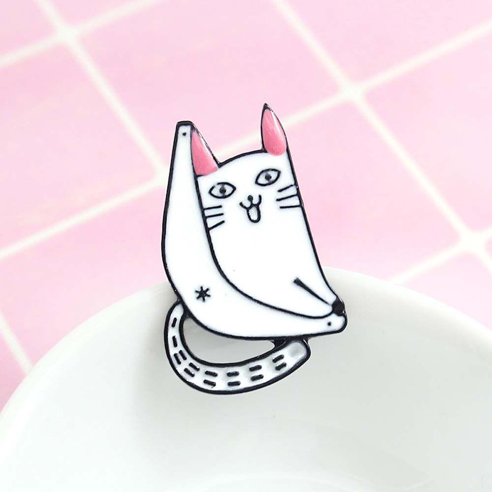 Ювелирные изделия Аксессуары Значок на лацкан Значок Непослушный кот Эмаль Брошь Кошка Броши Брошь на лацкане